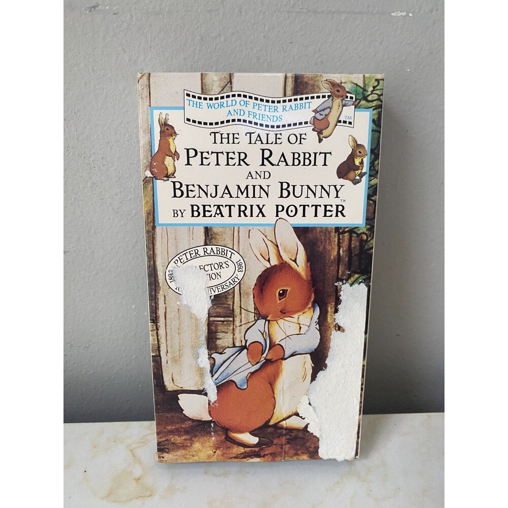 Rare Beatrix Potter Peter Rabbit and Benjamin Bunny Collector's Edition VHS